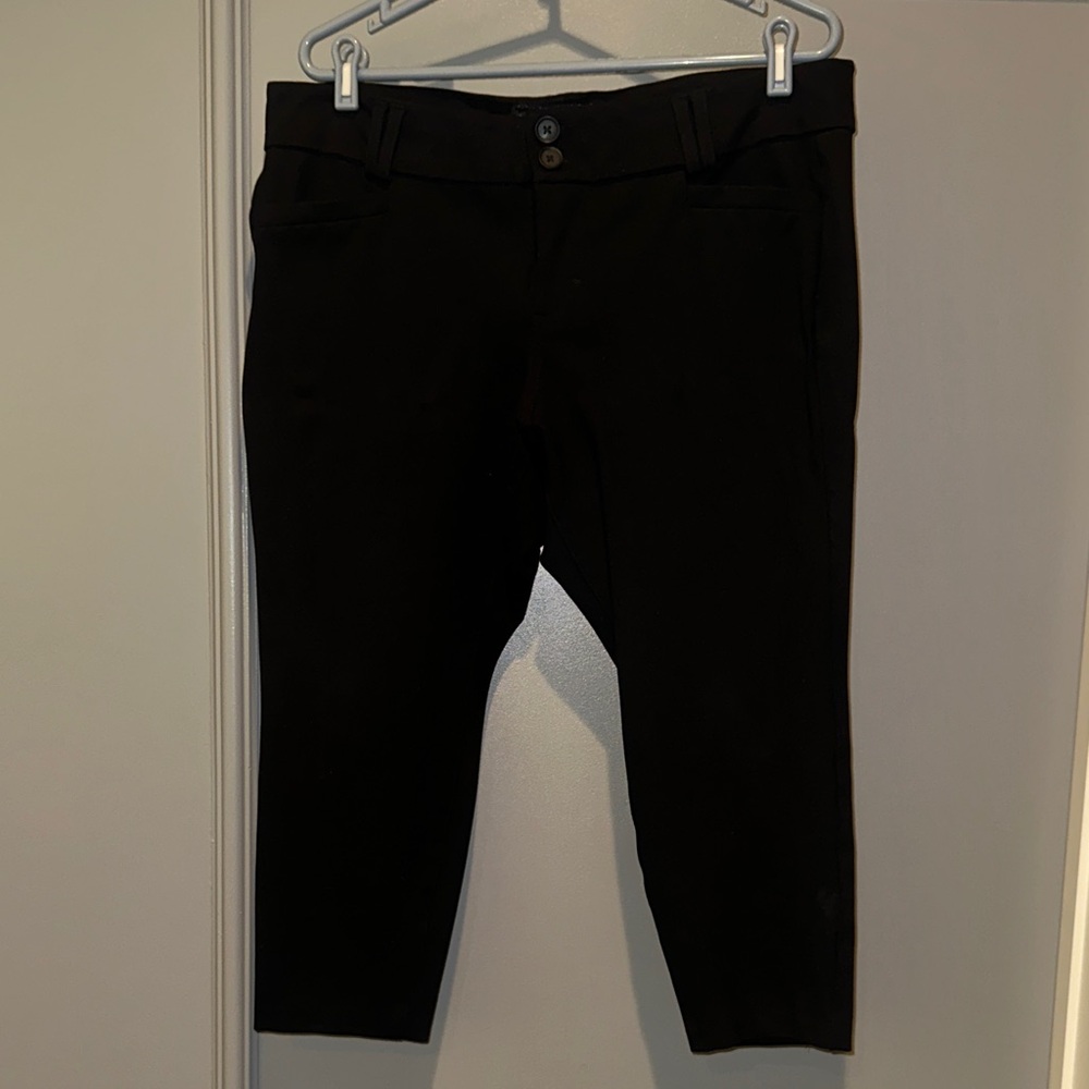 Torrid size 18R, studio - Black capri length work slacks